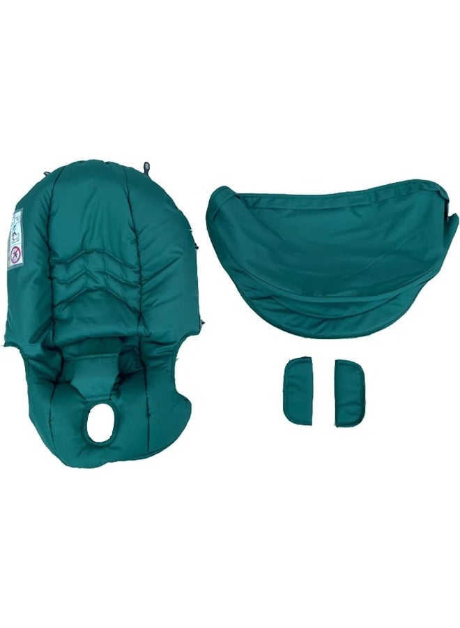 AICTIMO Seat Cushion Changing Kits Clothes, Sun Shade, Stroller Canopy Compatible with Doona Car Seat & Stroller (Green) - Image 3