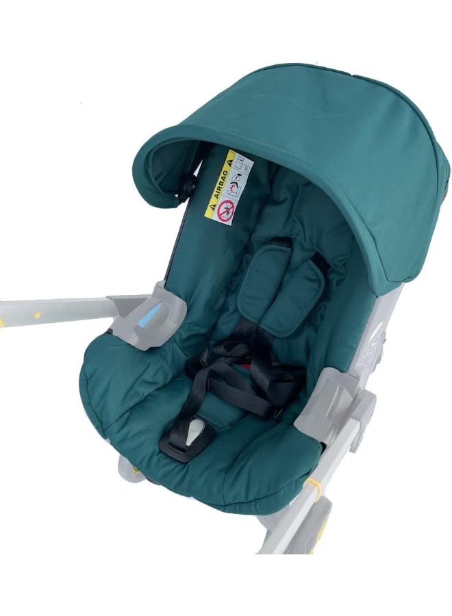 AICTIMO Seat Cushion Changing Kits Clothes, Sun Shade, Stroller Canopy Compatible with Doona Car Seat & Stroller (Green) - Image 1
