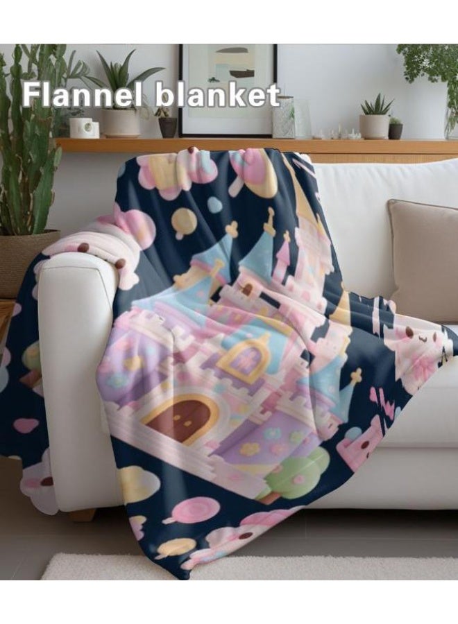 general Baby and children's cartoon flannel thin blanket (warm and comfortable, suitable for sleep, games) 70cm*100cm - 609 - Image 4
