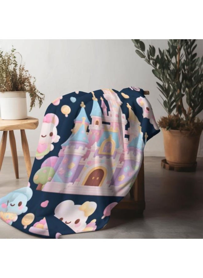 general Baby and children's cartoon flannel thin blanket (warm and comfortable, suitable for sleep, games) 70cm*100cm - 609 - Image 3