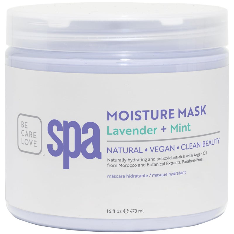BCL SPA Organic Lavender and Mint for hands mask foot mask and body mask skin care spa treatment for women at home or professional spa with shea butter argan oil olive oil aloe vera 16 oz