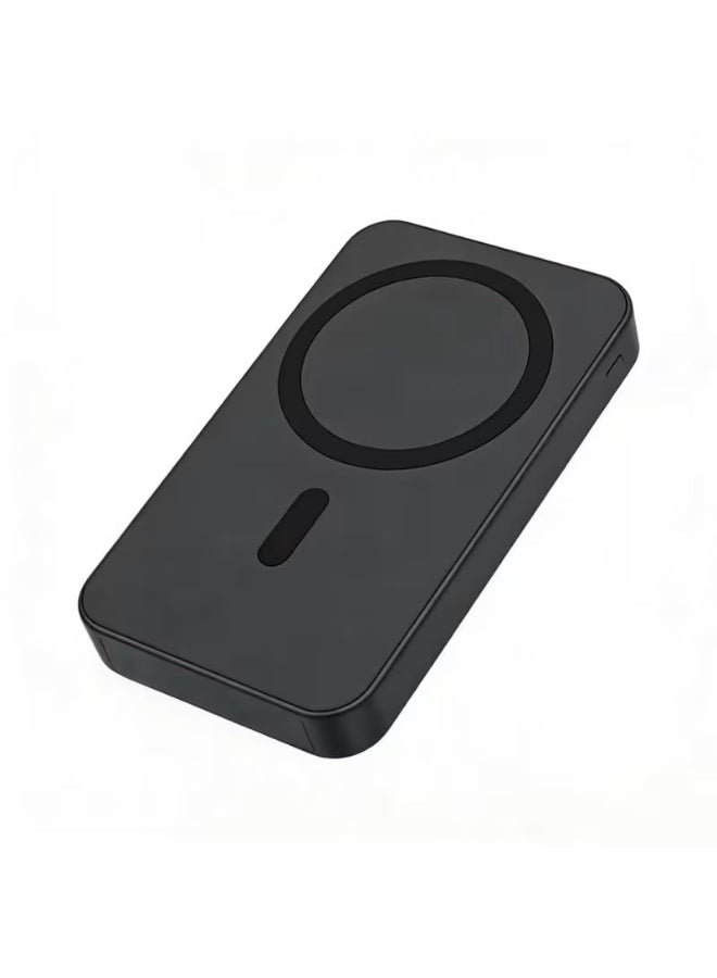 Genrics Magnetic power bank with fast charging output, 10000mAh large capacity | Built-in Apple and Type-C charging cables, lightweight and portable, a commuting essential, compatible with multiple devices, suitable for various scenarios, and includes a stand. - Image 3