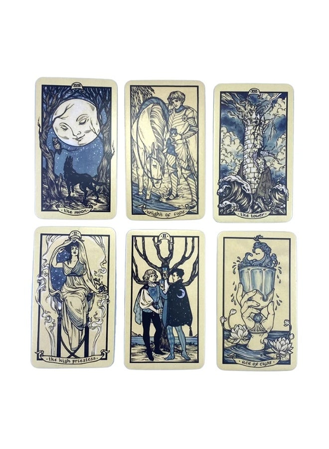 NIBEMINENT 78pcs Fyodor Pavlov Tarot Oracle Tarot Psychic Card Fortune Telling Divination Tarot Card - Image 4