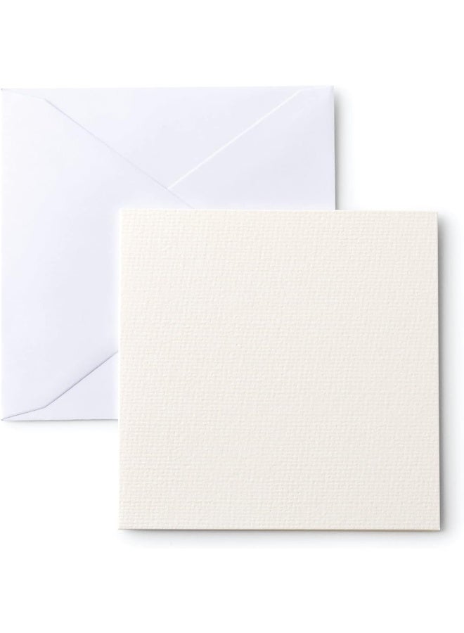 Cricut Watercolour Cards  Ivory  12.1Cmx12.1Cm (Size S40)  12-Pack  For Use With Watercolour Markers And Card Mat - Image 2