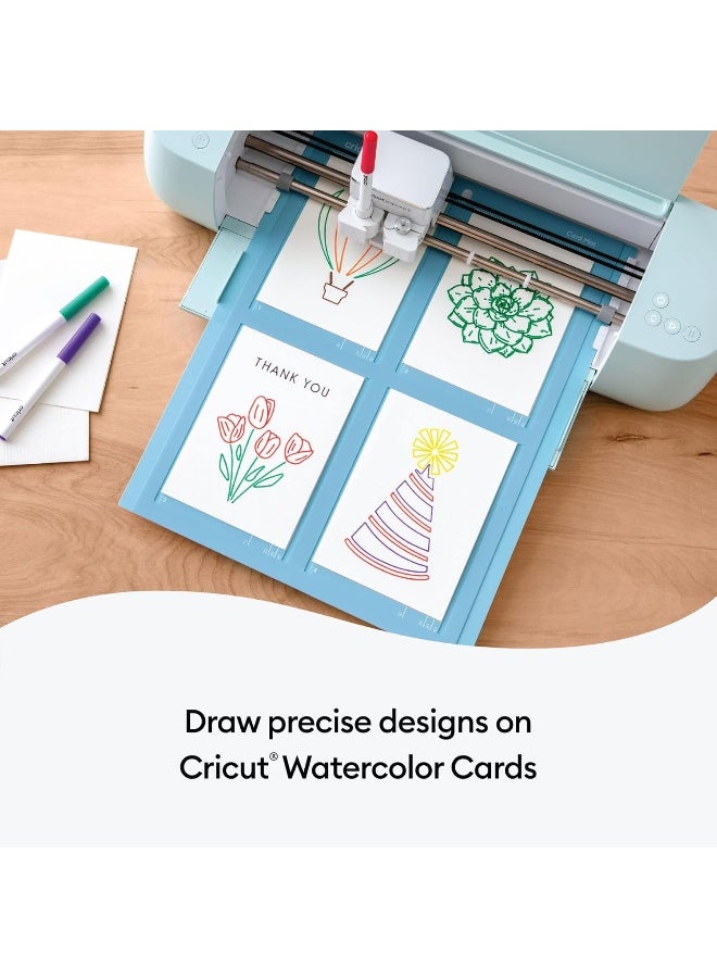 Cricut Watercolour Cards  Ivory  12.1Cmx12.1Cm (Size S40)  12-Pack  For Use With Watercolour Markers And Card Mat - Image 5