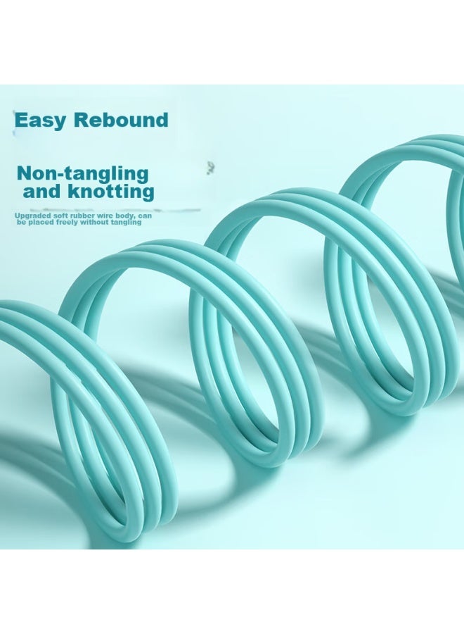 كان كابل شحن ثلاثي في واحد، شحن سريع متوافق مع Apple Iphone 14، Type-c Android، One-to Head، Xiaomi، Huawei 66w Cable، 0.6 متر، أزرق - Image 2