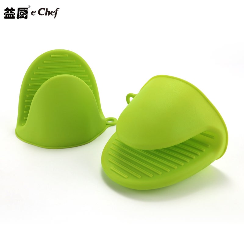 Anti-scald hand clip bowl plate non-slip insulation Gloves oven microwave oven air fryer kitchen baking gloves Gray (single) - Image 4