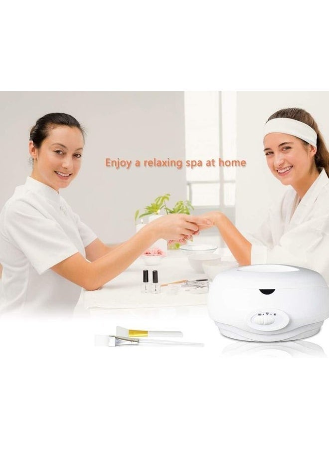 جهاز تسخين شمع البارافين الاحترافي لليدين والقدمين - سعة 2.3 لتر وقوة 200 واط - حمام شمع ساخن للمنتجعات الصحية (سبا) والمنزل - لون برتقالي - Image 5