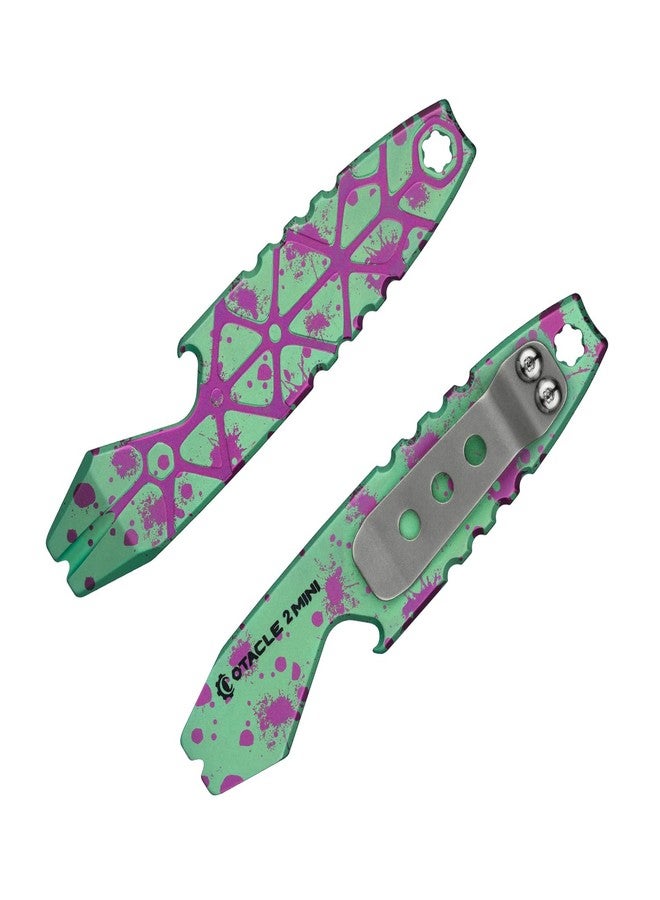 OKNIFE Otacle 2 Mini Titanium Bottle Opener,EDC Pry Bar with Hexagonal Wrench((Retro Zombie) - Image 1