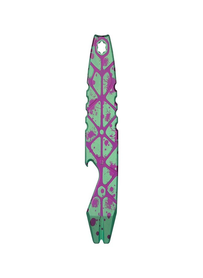 OKNIFE Otacle 2 Mini Titanium Bottle Opener,EDC Pry Bar with Hexagonal Wrench((Retro Zombie) - Image 3