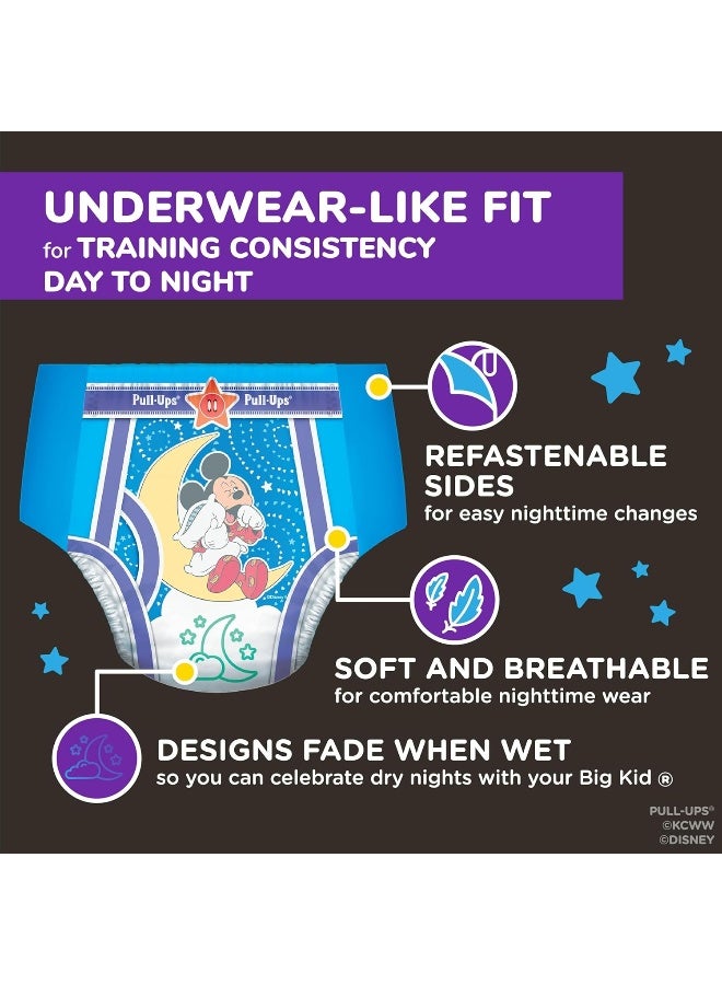 HUGGIES Pull-Ups Boy's Night-Time Potty Training Pants, Overnight Training Underwear - Image 4