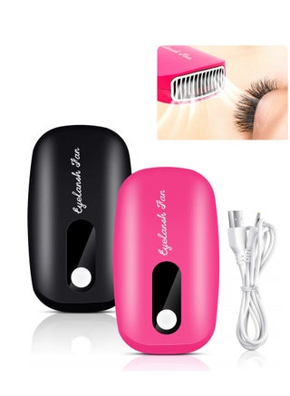 SYOSI Rechargeable Mini Lash Fan Dryer - 2 Pieces Handheld USB Bladeless Fan for Eyelash Extensions, Portable Air Conditioning Blower - pzsku/ZB0E397AB5E9097BB18DFZ/45/_/1729501145/117613f5-d142-4448-bbfa-552b41561816