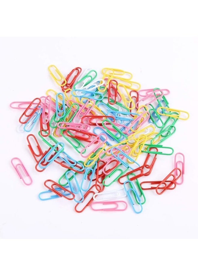 M&G A box of 200 pieces, divided into 4 boxes, consisting of 50 pieces of push pins / 10 pieces of 19 mm paper clip / 100 pieces of paper clip / 40 pieces of multi-colored rubber bands.  - Image 5