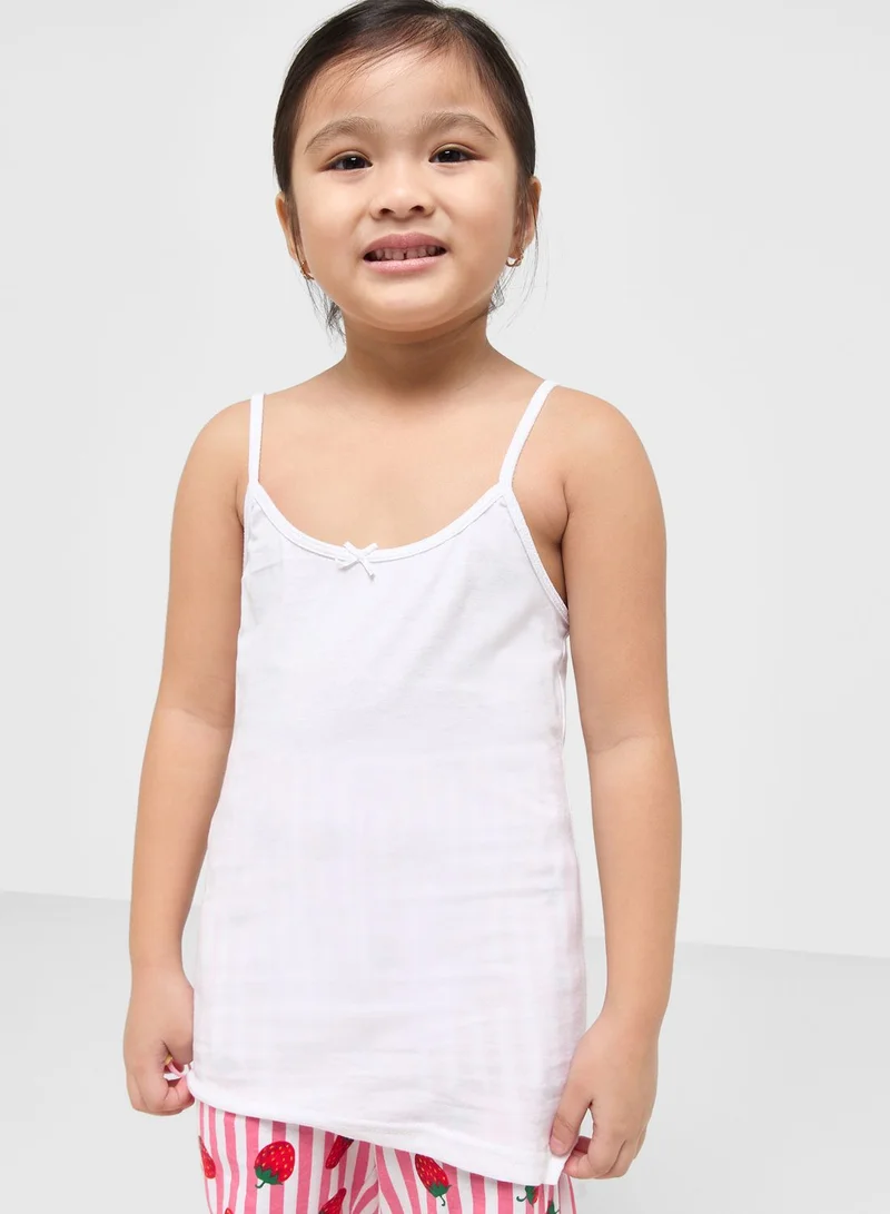 Pinata Pack Of 3 Printed Girls Camisole