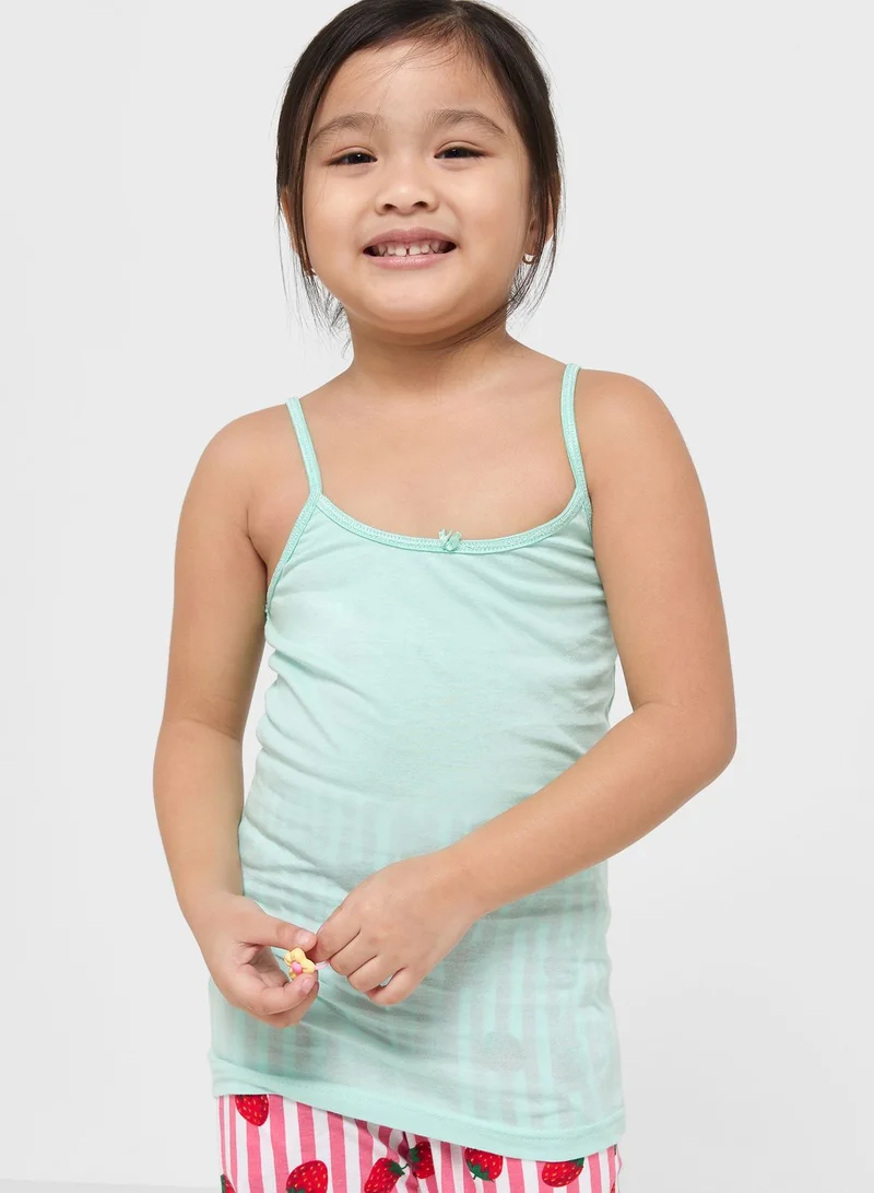 Pinata Pack Of 3 Printed Girls Camisole