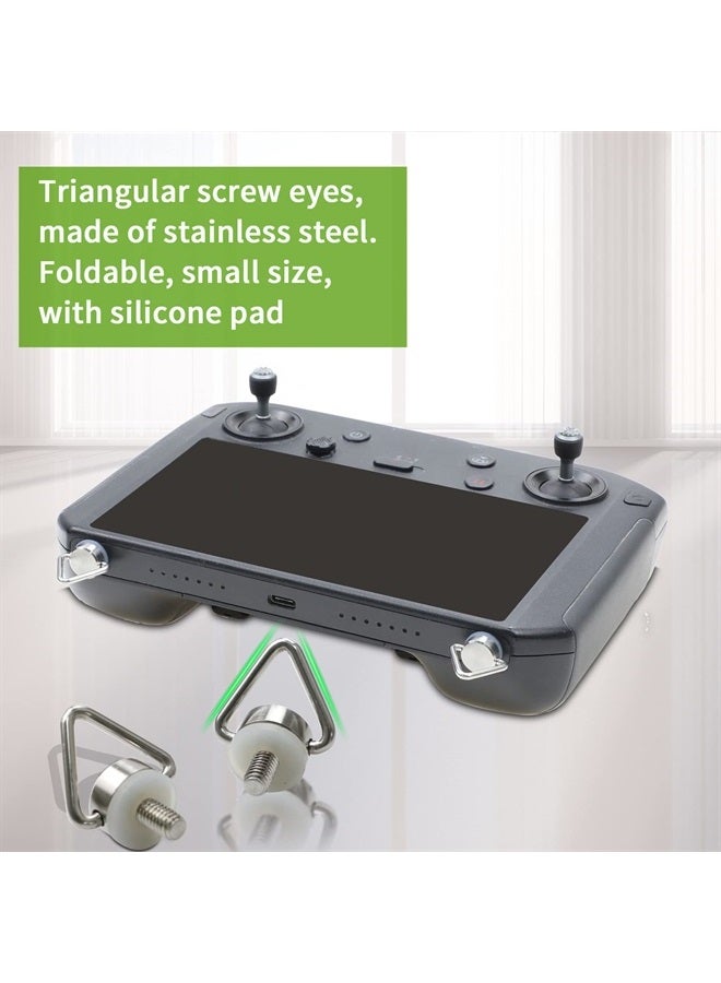 Hanatora Lanyard Neck Strap with Screws for DJI RC,RC 2,RC Pro,Smart Controller,Mini 3,Mini 3 Pro,Mavic 3 Classic/Cine,Air 3/2/2S,Mavic 2 Drone Remote Controller Accessories(Color) - Image 2