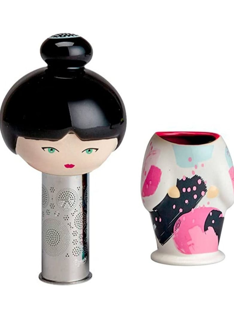 تيلاند Teafan Hannah فلتر شاي من الستانلس ستيل ينقع الشاي الفضفاض - Image 2