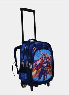 Bravo Kids School Trolley Backpack set of 3 With Pencil case and lunch bag for boys and girls  - Image 2