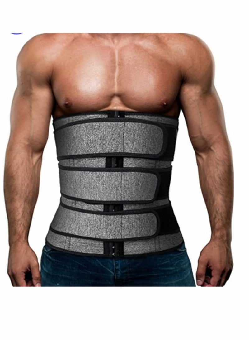 Unisex Waist Trimmer for Men and Women, Neoprene Belly Fat Burner and Body Shaper Belt for Workout, Improved Posture and Back Support, XL Size - Image 1