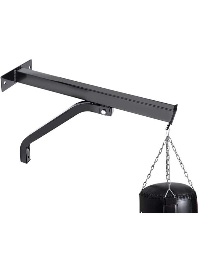 klarako Heavy Bag Stand, Heavy Punching Bag Hanger Wall Mount Standard Steel Wall Bracket with Wrench Screws for Boxing Enthusiasts (Black)  - Image 1