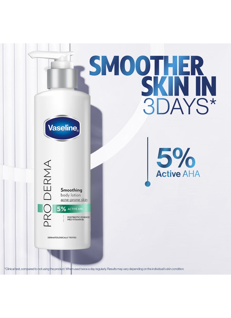 Vaseline Pro Derma  Smoothing Body Lotion, for acne-prone skin - Image 3