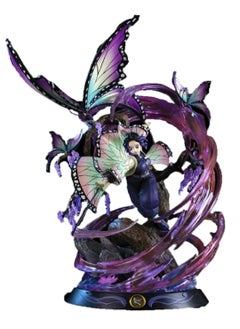 General Ghost Destroyer Blade GK Rubik's Cube Butterfly Ninja, Insect Pillar Butterfly 1/6 Resonance, Statue Figure Ornament (36cm)  - Image 1