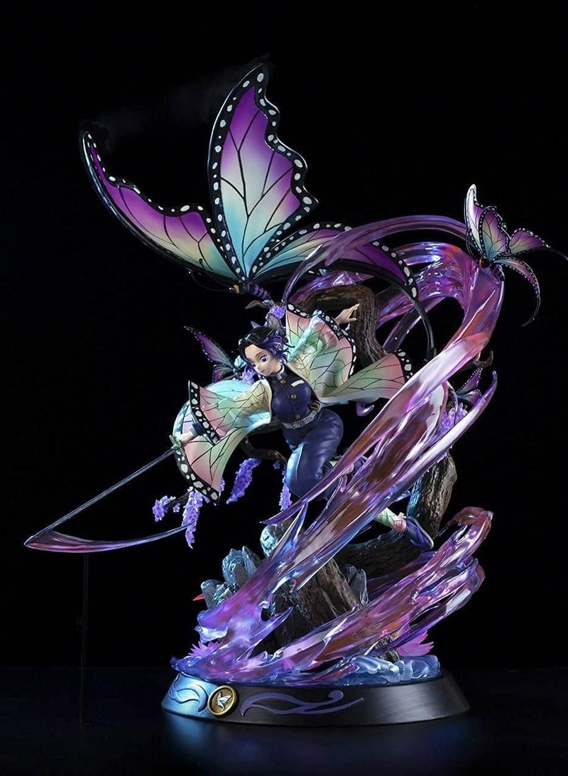 general Ghost Destroyer Blade GK Rubik's Cube Butterfly Ninja, Insect Pillar Butterfly 1/6 Resonance, Statue Figure Ornament (36cm) - Image 2