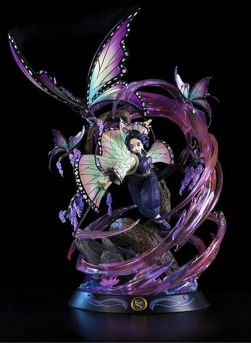 general Ghost Destroyer Blade GK Rubik's Cube Butterfly Ninja, Insect Pillar Butterfly 1/6 Resonance, Statue Figure Ornament (36cm) - Image 3