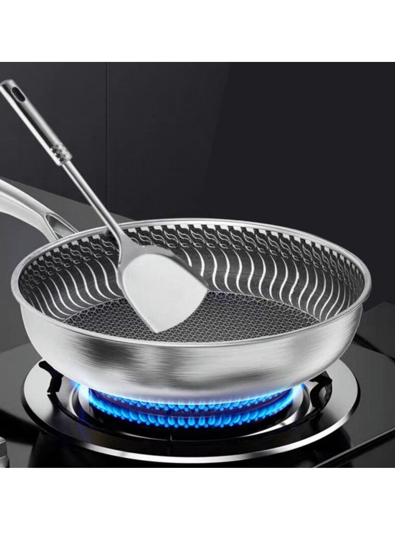 Stainless Steel Frying Pan, Whole Body Tri-ply Frying Pan, Scratch-resistant Non Stick  Double-sided Honeycomb Skillet Pan For All Stove, (28cm) - pzsku/ZB0E3DDAFDA4C68F1D059Z/45/_/1706945333/acfbac0b-39bf-4db2-a8c0-3ff2a3263ba7