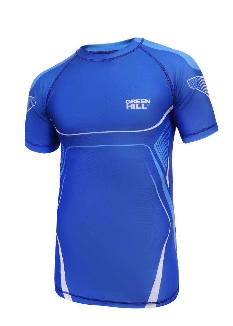 GREEN HILL Sublimated Rash Guard 2023 - Blue - M - Image 1