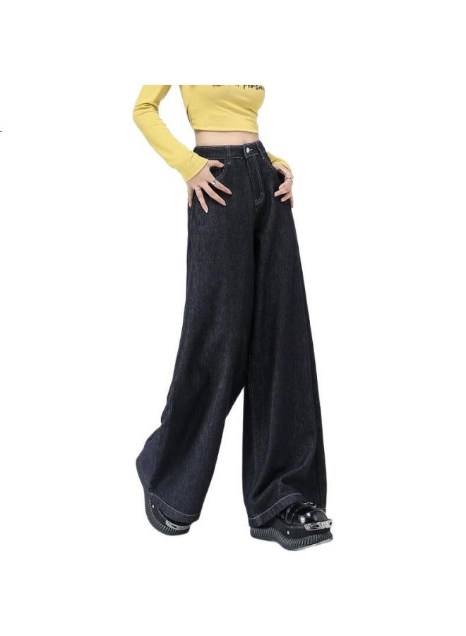 EPTISON Yipintiancheng American High Street Women'S Wide-Leg Jeans, New Spring And Summer Fashion, Loose-Fitting Versatile Slimming Pants For Women - Image 2