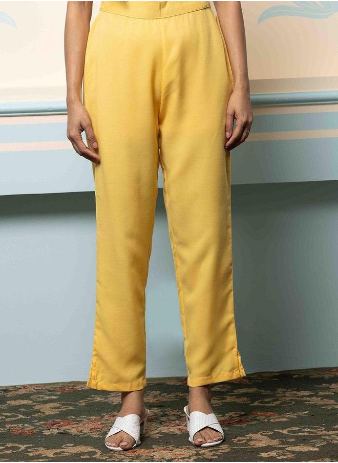 ISHIN - Printed Sleeveless A-Line Kurta with Trousers and Dupatta Sets by Styli - Image 1