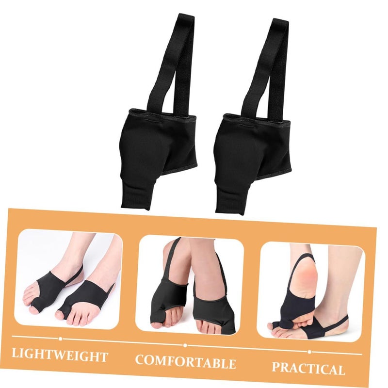 Black M Adult Toe Straightener Bunion Splint for Hallux Valgus Relief - Image 4