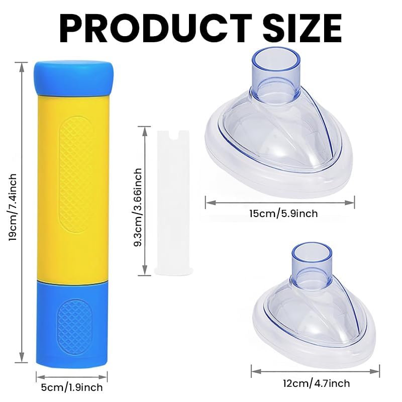 VELLOREX Anti Choking Device, Choking Rescue Device for Kids and Adults, Portable Airway Suction Device, Airway Suction Device for Home & Travel First Aid Kit (Family Pack (2 Adults + 1 Kid)) - Image 3