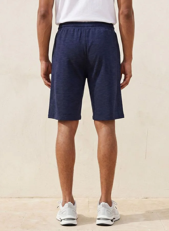 Kappa BLUE Kappa Elasticated Drawstring Waist Shorts for Men | Best Price UAE