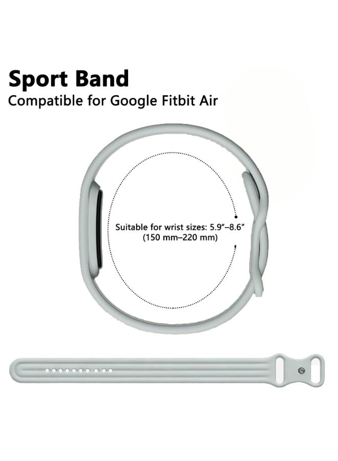 ZOXITY Silicone Band for Fitbit Air, Breathable Sport Strap Soft, lightweight, skin-friendly. Waterproof for swim, workout, sleep. Fits Google Fitbit Air. Multi-color for men & women - Image 2