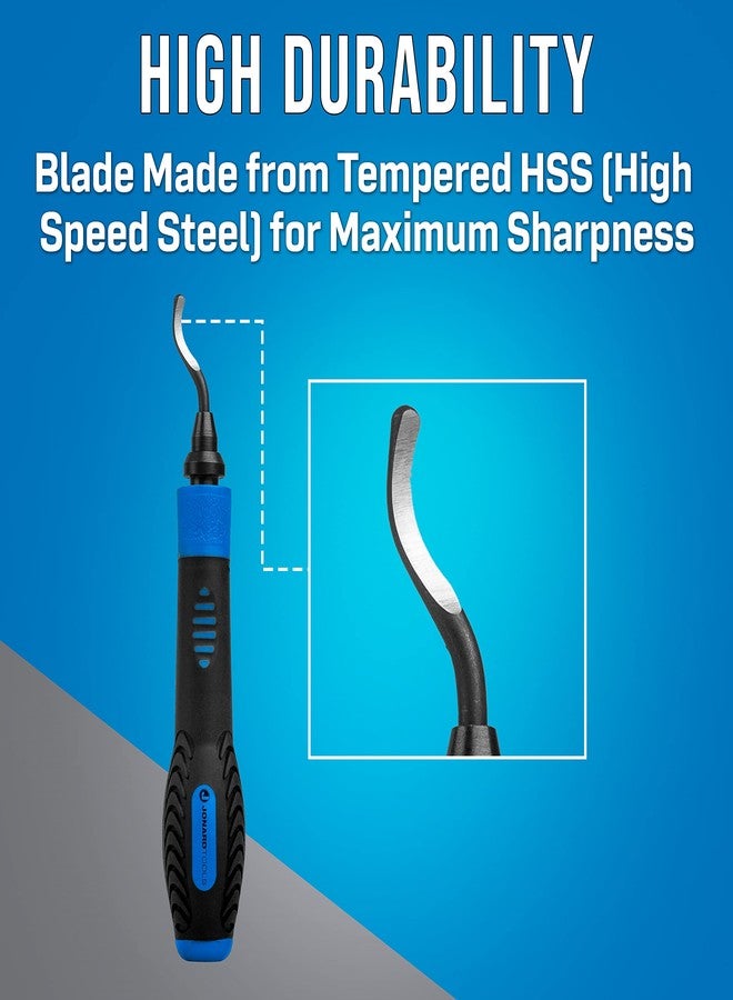 جونارد تولز أداة إزالة نتوءات المنتجات الدقيقة السريعة DB-5 من Jonard Tools، للأنابيب المصنوعة من النحاس الأصفر أو الفولاذ أو الألومنيوم أو النحاس الأصفر أو أنابيب PVC والأجزاء المطبوعة ثلاثية الأبعاد - Image 3