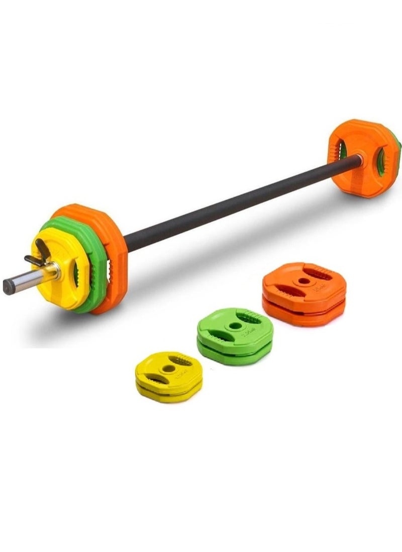 Generic - 20KG-Adjustable Body Pump Aerobics Barbell Weights Set for Strength Training - Image 1