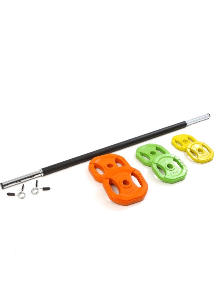 Generic - 20KG-Adjustable Body Pump Aerobics Barbell Weights Set for Strength Training - Image 1