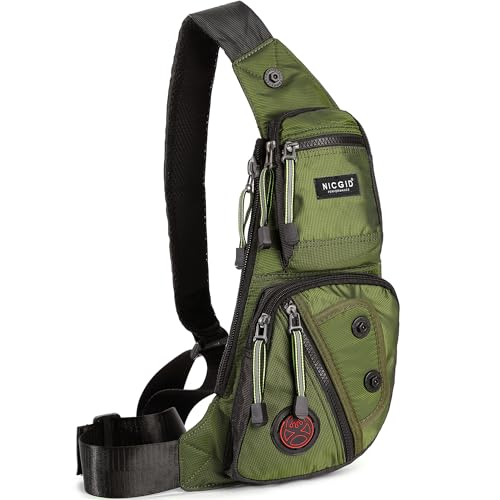 NICGID Sling Bag Chest Shoulder Backpack Crossbody Bags Casual Daypack for Men Women - Image 1
