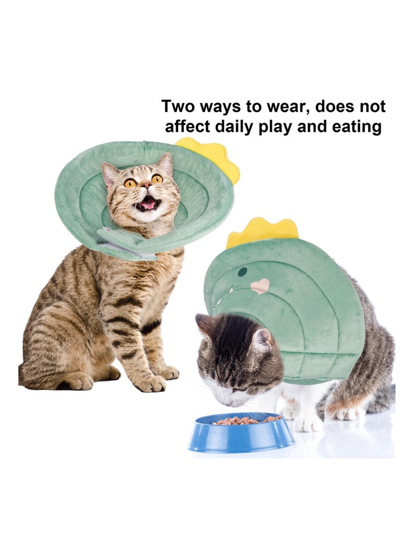 Excefore - Cat Cone Collar Soft, Adjustable Cat Recovery Collar,  Cat Cones After Surgery for Kittens, Pet Protective Elizabethan Collar After Surgery for Kittens Puppies Small Dogs - Image 1