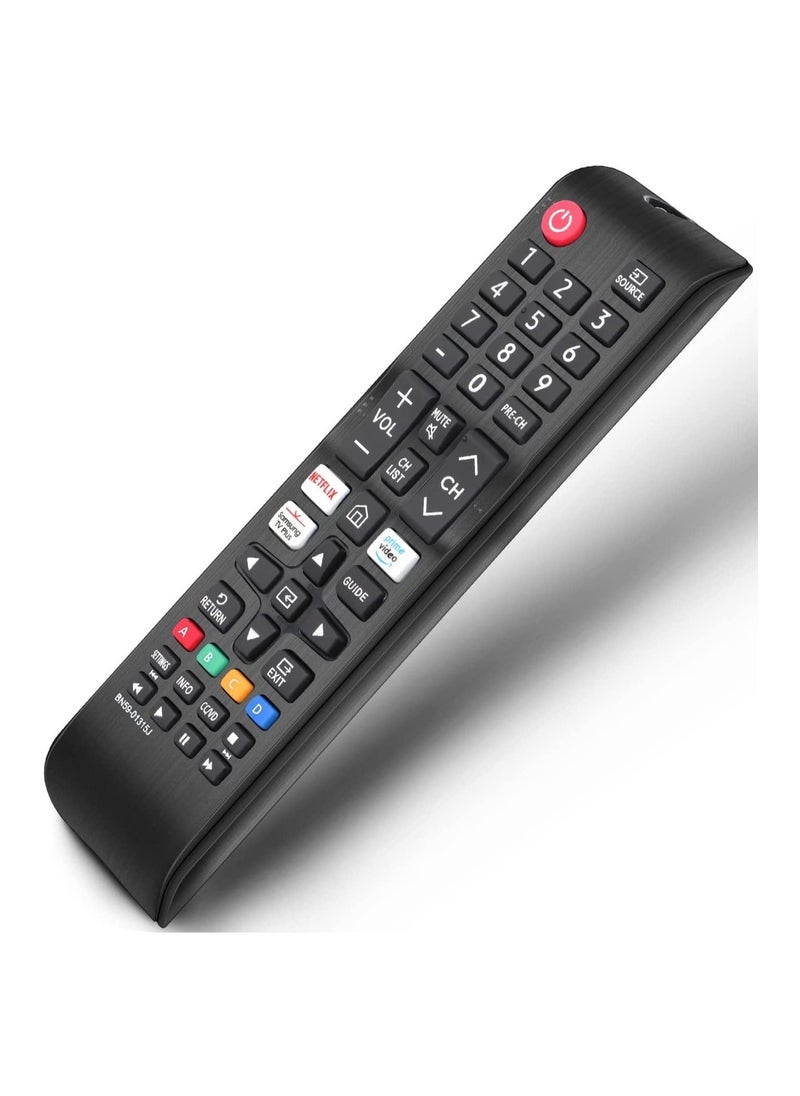 Generic Remote Control BN59-01315J Replacement for Samsung-Smart-TV-Remote Samsung LED LCD QLED 4K 8K UHD 3D HDTV HDR Curved Crystal Smart TV with Netflix 