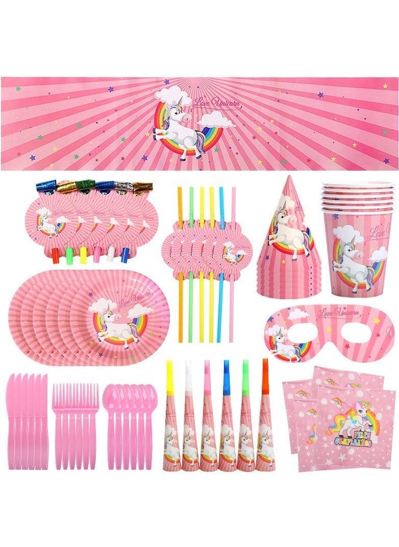 LA FIESTA Unicorn Tableware for Party Decoration - Image 1