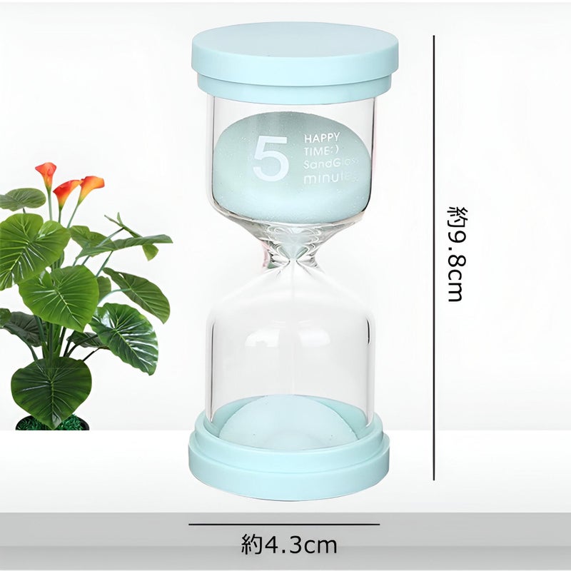 Desk Timer - Artistic Sand Hourglass for Concentration, Stress Relief, and Holiday Decoration, Fits Coffee Tables, Bookshelves, and Festive Settings Featuring Colorful, Random Sand (model 1-5 minute) - Image 2