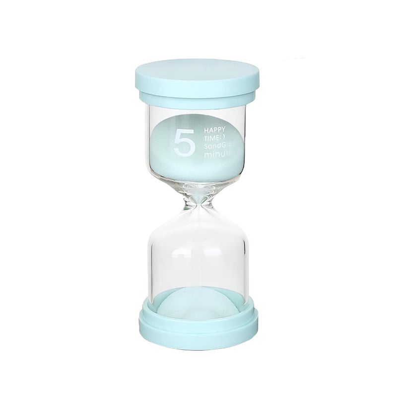Desk Timer - Artistic Sand Hourglass for Concentration, Stress Relief, and Holiday Decoration, Fits Coffee Tables, Bookshelves, and Festive Settings Featuring Colorful, Random Sand (model 1-5 minute) - Image 1