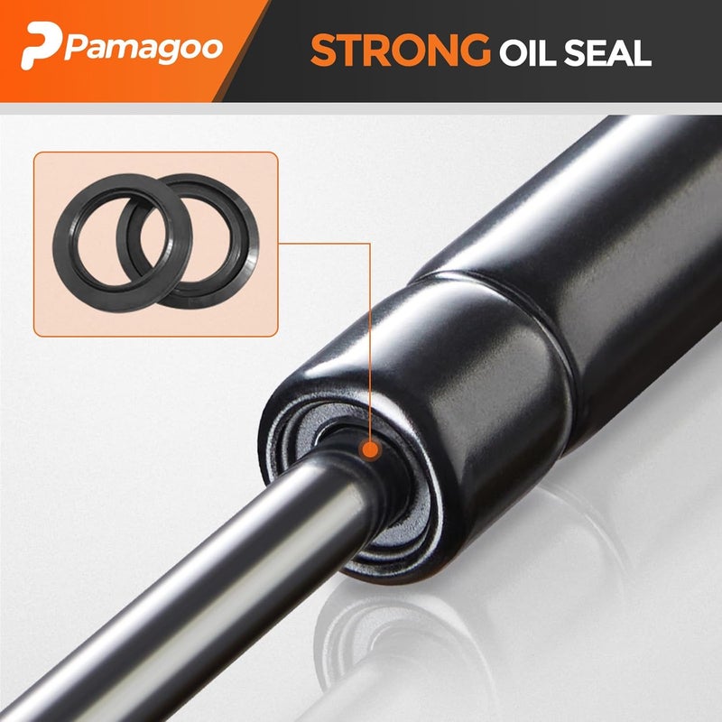 PAMAGOO C16-23833 18 Inch 100 lbs Gas Strut Shocks for Camper Shells and Tonneau Covers - 2 Pack - Image 4