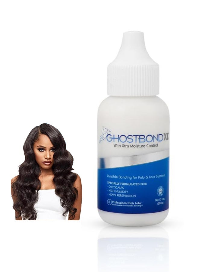 جوست بوند لاصق استبدال الشعر 38ml - الغراء الغير مرئي للاتصال بالعاعار - مقاومة للماء والزيت ، غير سامة ، خفيفة الحفاظ على قطعة الشعر البولي والدنتيل الآمنة والطبيعية ، والععار وأنظمة التوبي - Image 1