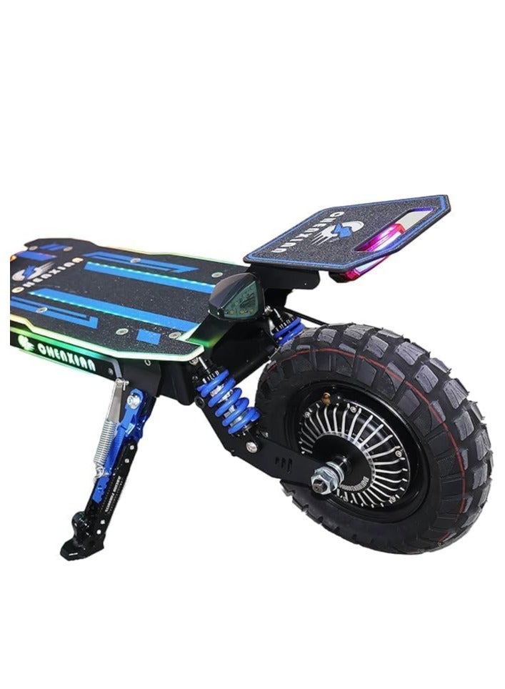 شارد سكوتر كهربائي – محرك بقوة 1800 واط، نظام تعليق أمامي وخلفي، بطارية ليثيوم 48 فولت 13 أمبير، إطارات مقاس 10 بوصات، شاشة LED وميزات أمان - Image 3