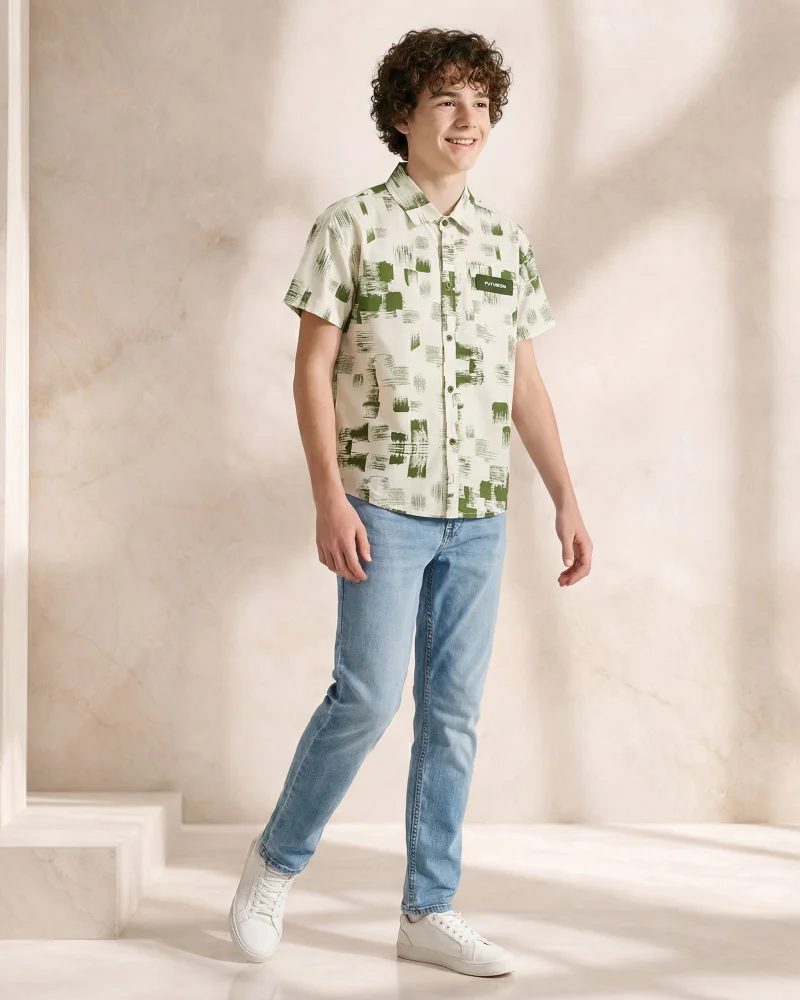 ردتاغ Boys Assorted Printed Shirt