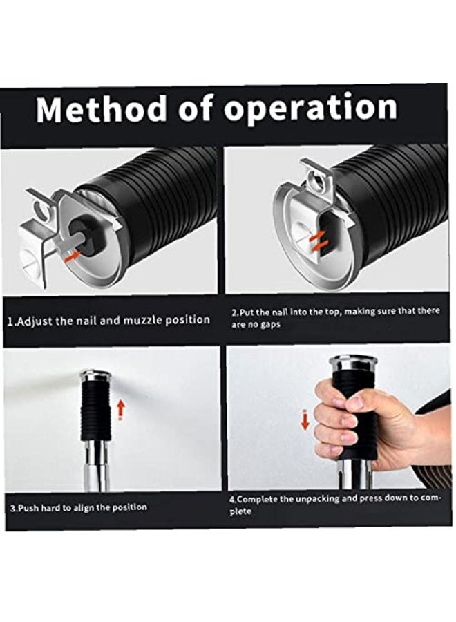 Nails Fixing Tool Multifunctional Silent Adjustable 4-Level Decoration Tool for Woodworker Portable Practical Life Tool - Image 4